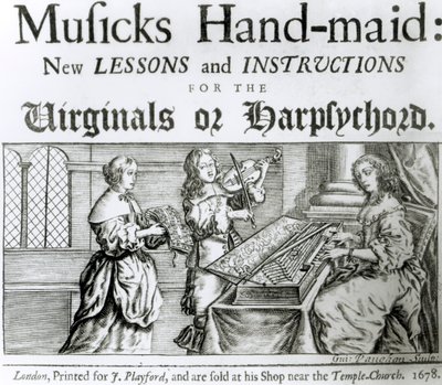 New Lessons and Instructions for the Harpsichord or Virginals by English School